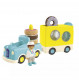 PLAYMOBIL JUNIOR 71702 - Verrückter Donut Truck mit Stapel- und Sortierfunktion