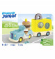 PLAYMOBIL JUNIOR 71702 - Verrückter Donut Truck mit Stapel- und Sortierfunktion