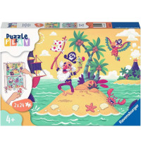 Ravensburger - Puzzle&Play - Piraten auf Schatzjagd