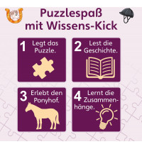 KOSMOS - Was ist Was Junior Wissens Puzzle - Entdecke Pferde & Ponys