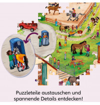 KOSMOS - Was ist Was Junior Wissens Puzzle - Entdecke Pferde & Ponys