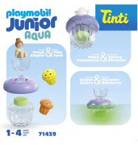 PLAYMOBIL JUNIOR & Tinti 71439 - Bunte Quallenfamilie