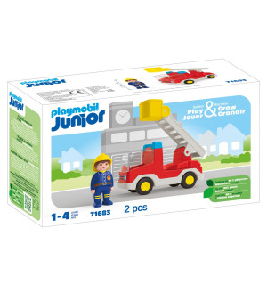 PLAYMOBIL JUNIOR 71683 - Feuerwehrleiterfahrzeug