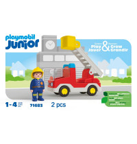 PLAYMOBIL JUNIOR 71683 - Feuerwehrleiterfahrzeug