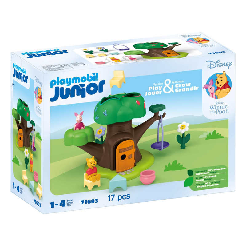 PLAYMOBIL JUNIOR & Disney 71693 - Winnie Puuhs & Ferkels Baumhaus