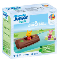 PLAYMOBIL JUNIOR & Disney 71705 - Winnie Puuhs & Ferkels Wasserabenteuer