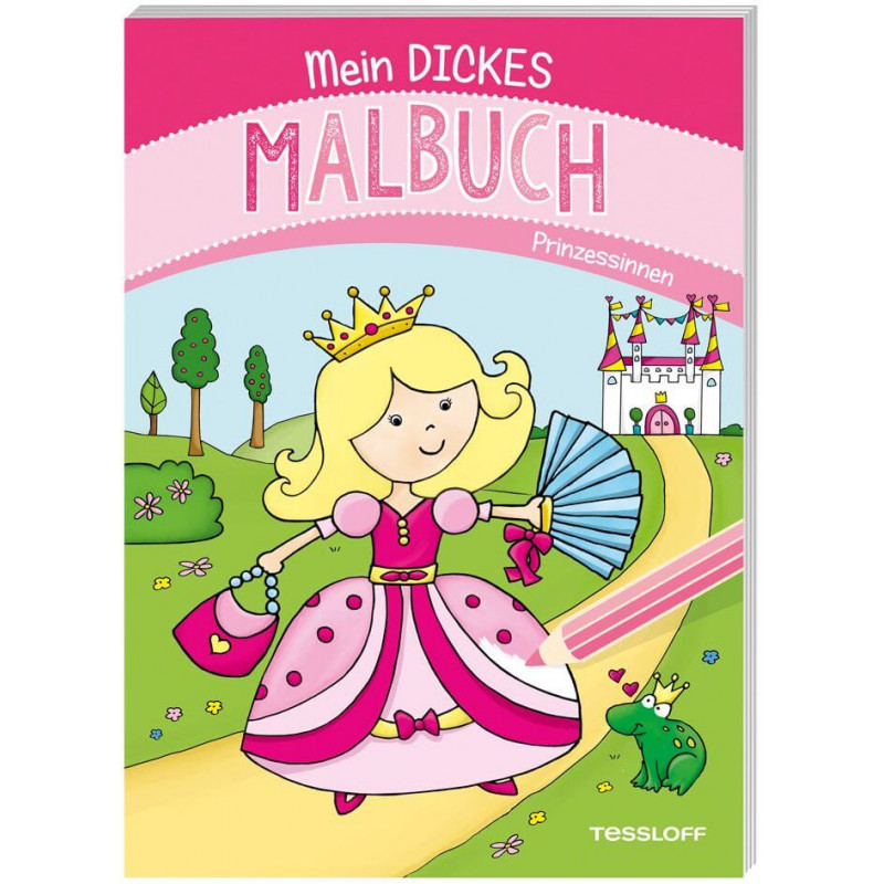 Mein dickes Malbuch. Prinzess 