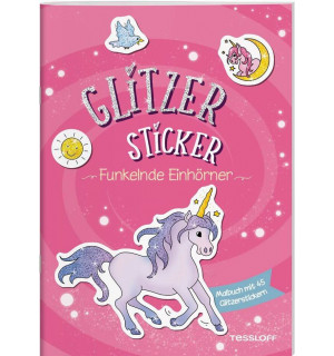 Glitzer-Sticker Malbuch. Funk 