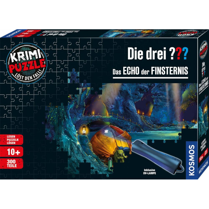 Krimi-Puzzle: Die drei ??? - Das Echo der Finsternis