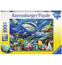 Ravensburger Puzzle - Riff der Haie, 100 Teile